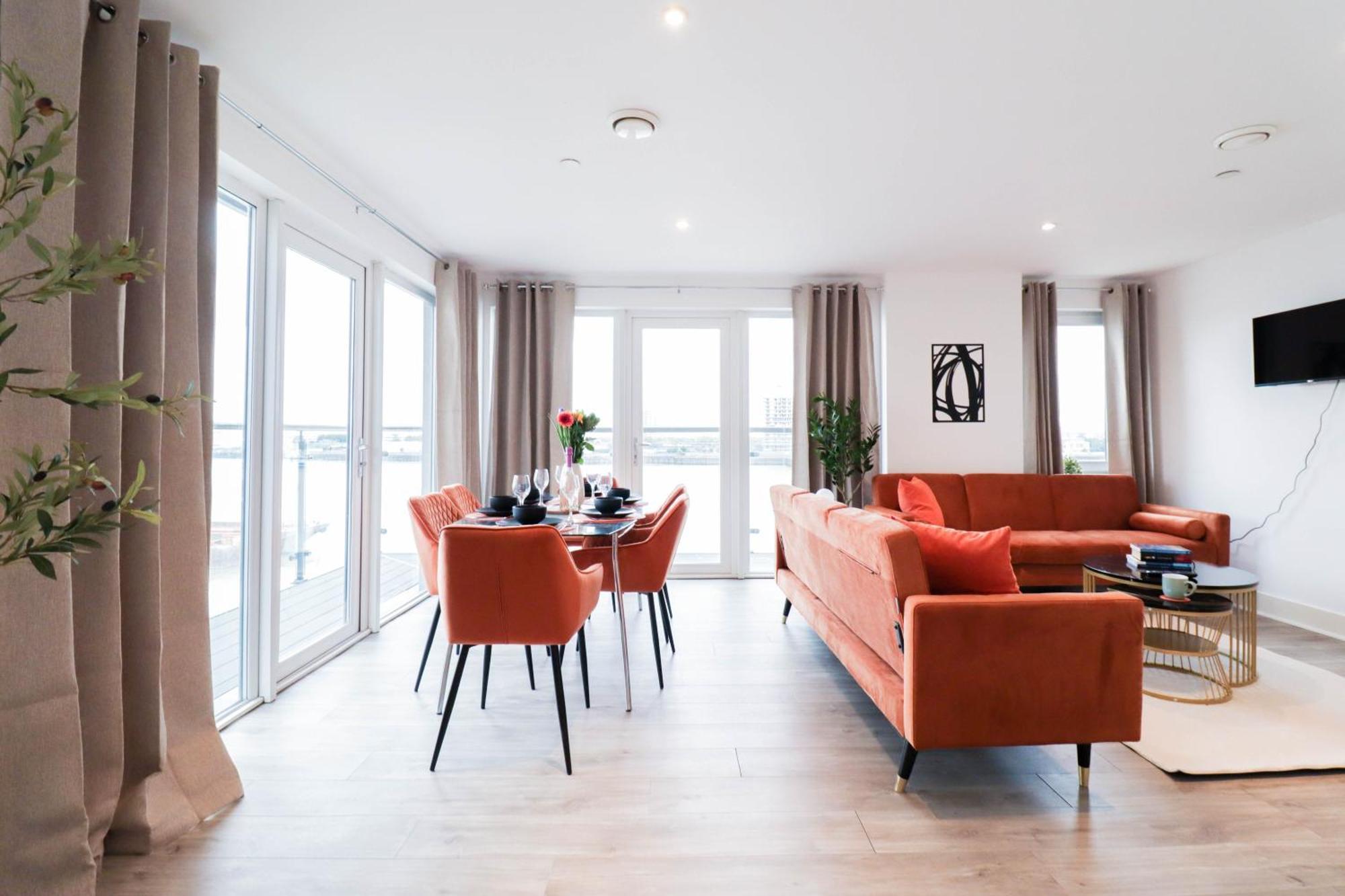 Serene 2-bedroom By The River Londra